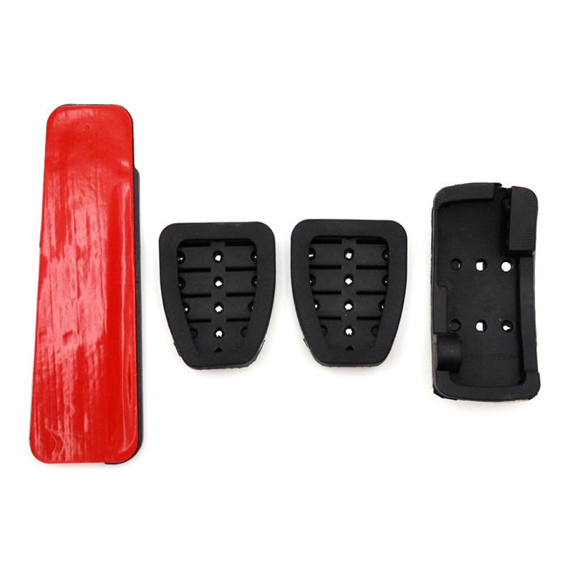 Non-Slip Decorative Pedal Set for Nissan Qashqai - Accelerator, Brake, and Rest