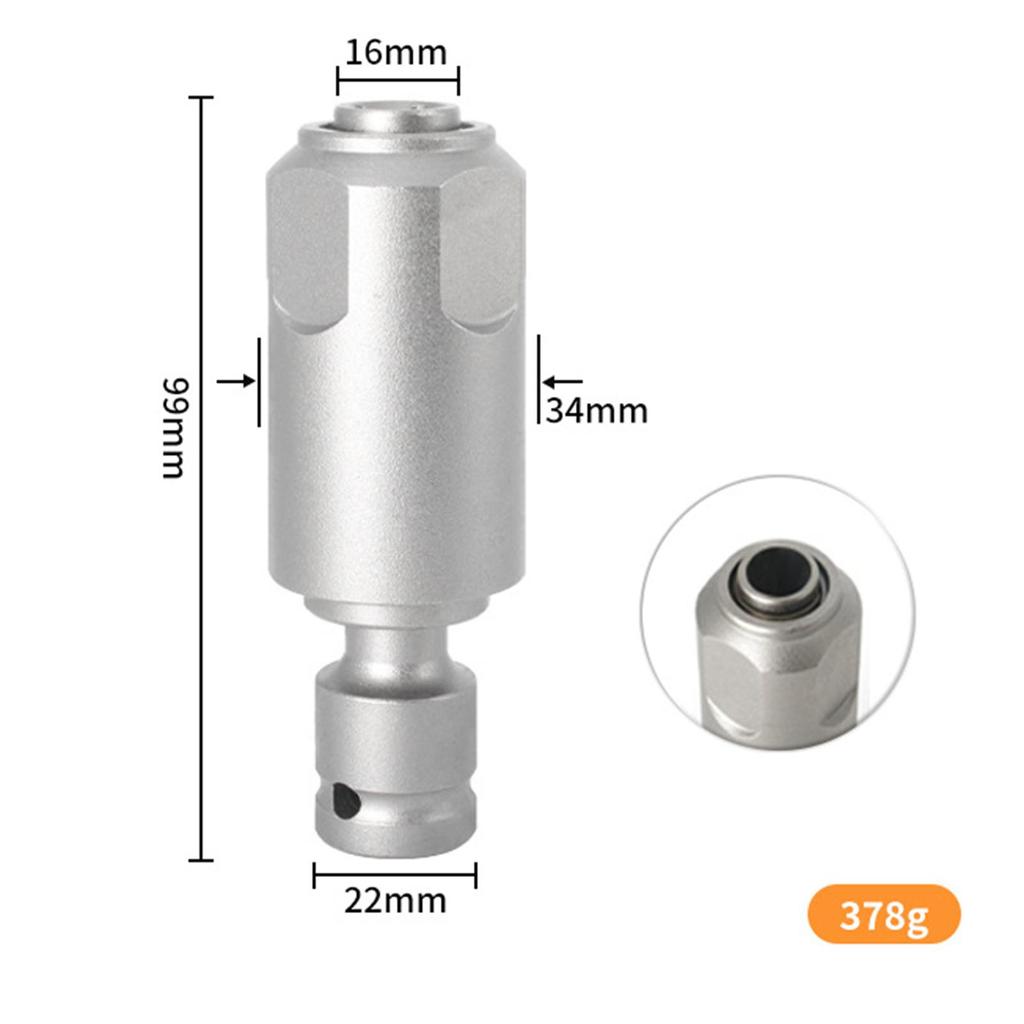 Drill Chuck Adaptor Replaces DIY Socket Adapter for Impact Wrenches Electric Wrench Screwdriver Bit Holding Socket Carpenters