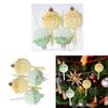 Elegant Candy Color Christmas Tree Hanging Pendant Colorful Baubles for Holiday Decoration Indoor and Outdoor Ornament