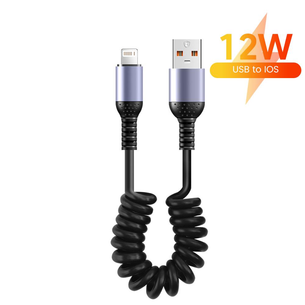 25CM Tot 1M Veer Korte Kabel USB Type C Snellaad Gegevenskabel USB C Naar Type C Kabel Voor iphone Lightning Auto Powerbank Cabo