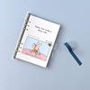 Monolike A5 Happy and Lucky Diary Set - Lunchtime - Includes annual, monthly, and weekly plans, a scheduler, and an illustrated diary.