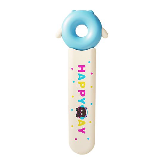 

Mess Release Eating Tool Portable Doughnuts Design Anti-Slip Food Clip Kitchen Tool for Hand Snacks Holders синий