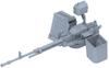 ETY Model Current NSVT Heavy Machine Gun Main Battle Tank Plastic Model Parts 1/35 Russian/Soviet 12.7mm (for T-80U Series) P35-284 (Tank)