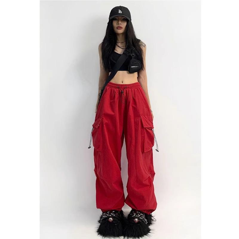 Trendy High Waist Loose Cargo Joggers for Women