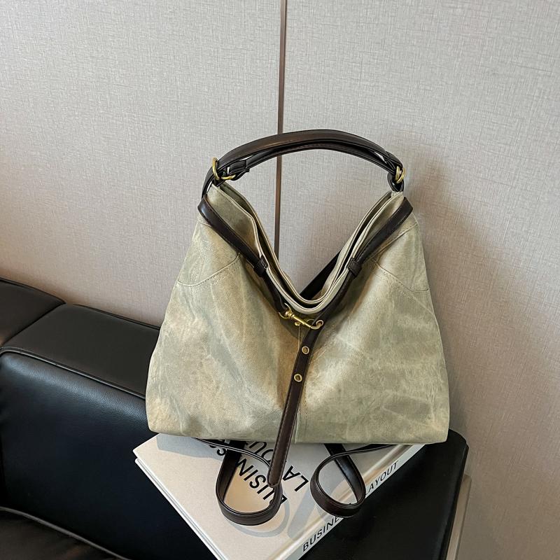 Large Capacity Tote Bag Leather Women's Commuter Shoulder Bag Multifunctional Backpack