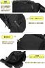 Clair Gina Shoulder Body Waist Hip Large Travel for Commuting and Leisure & Pouch, Bag, Bag, Bag, Capacity, One-Shoulder Bag, Men's Bag, Small,