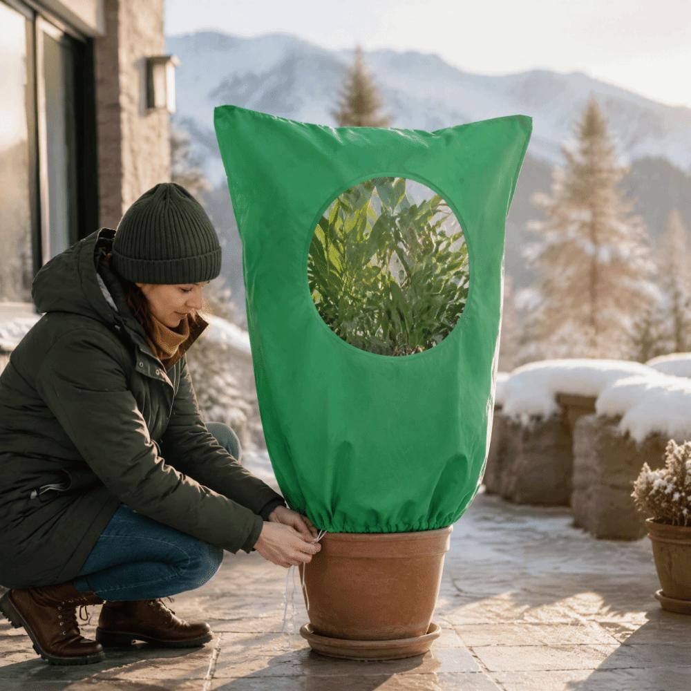 Breathable Plant Frost Protection Cover Non-Woven Fabric Winter Warm Keeping Bag  Outdoor