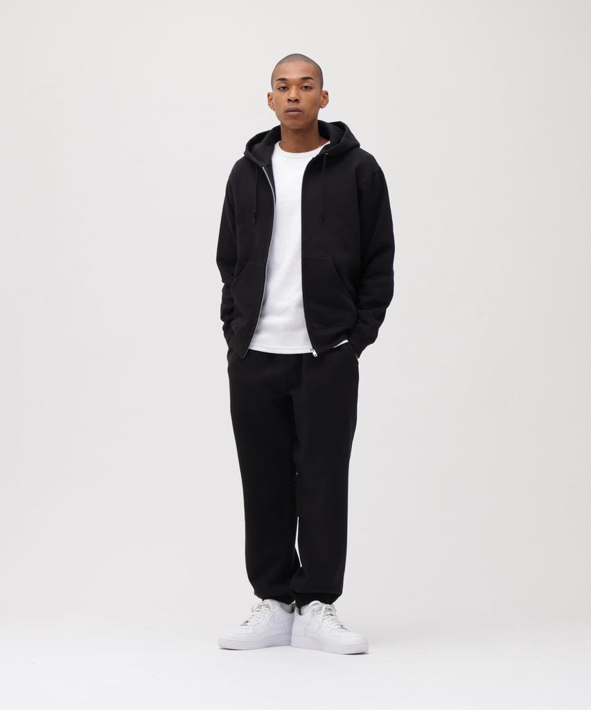 AVIREX DAILY ZIP UP SWEAT PARKA 783-3931005 men's M black