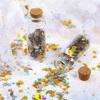 1 pachet de 15 g confetiuri de petrecere mini strălucitoare, atrăgătoare, decorative, pentru petrecerea de aniversare, umplere cu baloane, stele, confetti de lună, decor de nuntă