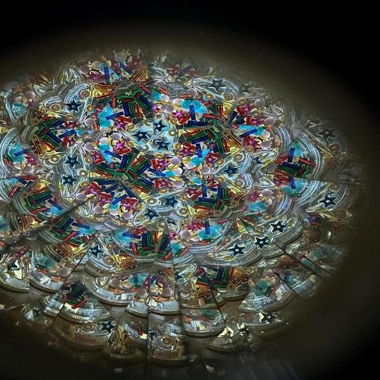 Working Kaleidoscope, Engraved Brass  Christmas Gift For Kids, Multicolored Prismatic Kaleidoscope