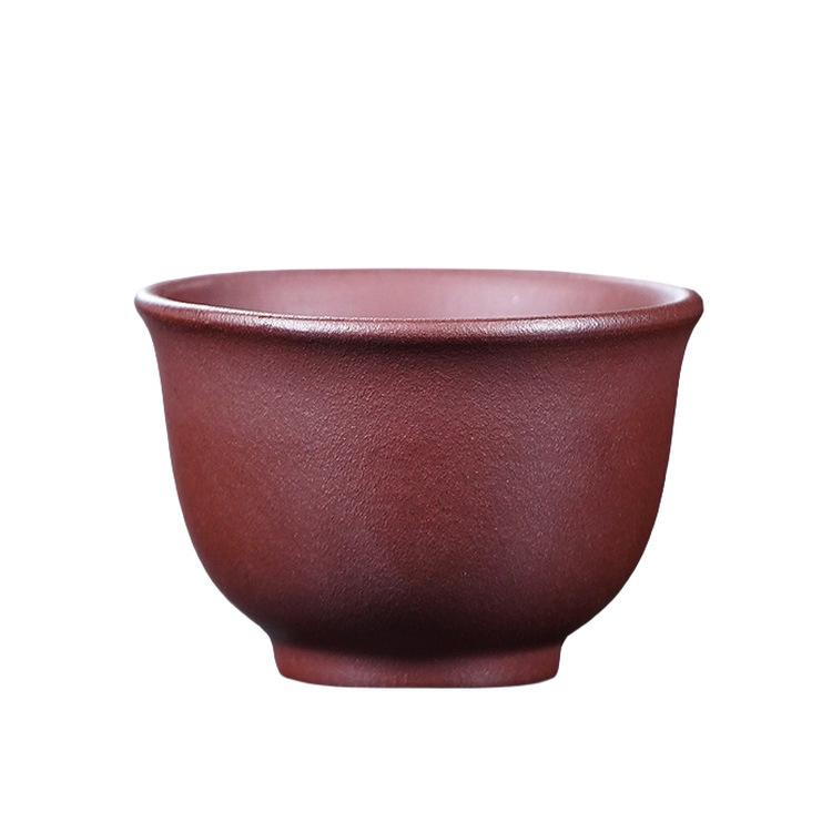 

90ml Yixing Zisha Small Mouth Teacup Elegant Tea Bowl Sample Tea Cup Tea-tasting Smelling Cup Chazhan Master Cups Tableware Gift
