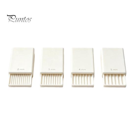 Nail Art 3D Flower Mold 4Pcs/Set Clay Gel Ball Maker Tools, Polymer Roller, 2mm 3mm 4mm 5mm Professional Tools Sphere Shaper, Bead Roller for Flowers,