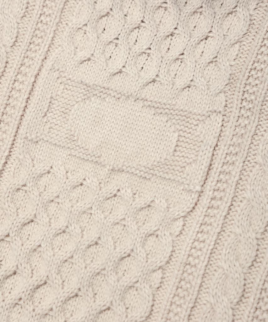 CRITIC Wormhole Spray Cable Knit Beige