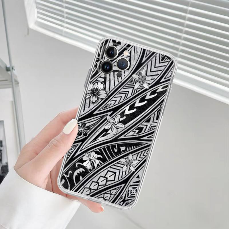 Yinuoda Maori Tribal Samoan Polynéské pouzdro na telefon Silikonové měkké pro iphone 14 13 12 11 Pro Mini XS MAX 8 7 6 Plus X XS XR kryt