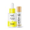 Chemist At Play Natural Lip Balm & 10% Vitamin C Face Serum Combo | Repairs Chapped Lips, Brightens Dark Lips | SPF 50 PA++++ | Fades Dark Spots
