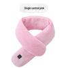 Smart Heated Scarf with Vibration Massage for Men & Women - Winter Neck Warmer, Solid Color