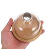 Bandeja com Tampa de Vidro HOLIDYOYO, Prato de Comida Coberto, Suporte de Bolo em Cúpula, Forma de Cupcake com Tampa, Suporte de Bolo para Mesa de Sobremesas, Prato, Forma de Mini Bolo, Suporte para Bolo