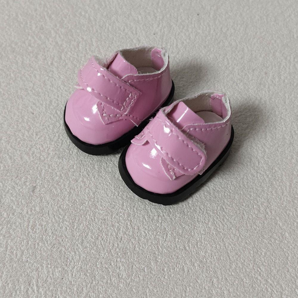 with Stickers Leather Shoes 3.8cm Length Shoes Outfit Accessories For 15/17cm Doll Decoration