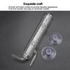 Bubble Counter, Glass Material with Replaceable Suction Refiners for Aquarium CO2 System Vertical Configuration