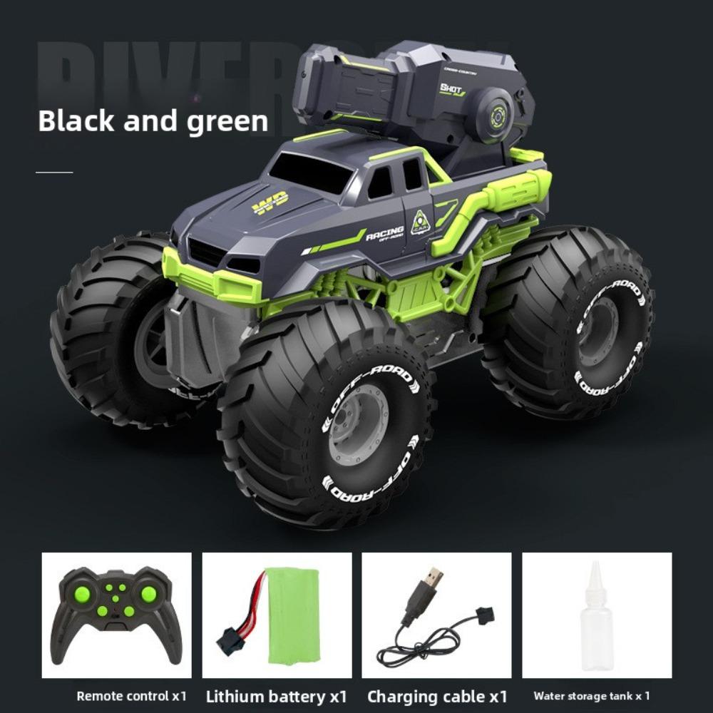 Amphibious Remote Control Car Cyber Off-Road Car Children's Large Bigfoot Car 4WD Drift Boy Pickup