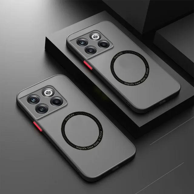 For Magsafe Luxury Silicone Phone Case for Oneplus 12 11 9 R RT 8 7 10 10T Pro Magnetic Wireless Charging Cover