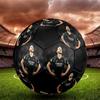 Declan Rice Size 5 Soccer Ball, Machine-Stitched PVC, Durable & High Bounce, All Ages Fit, Fan Merchandise, Matches & Outdoor Use.