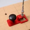 Heavy Duty Aluminum Alloy Hole Puncher Space Saving Fit for Office School Woodworking Projects Ergonomic Handle Design