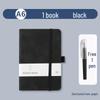 A7 Portable Leather Pocket Notebook with Elastic Band