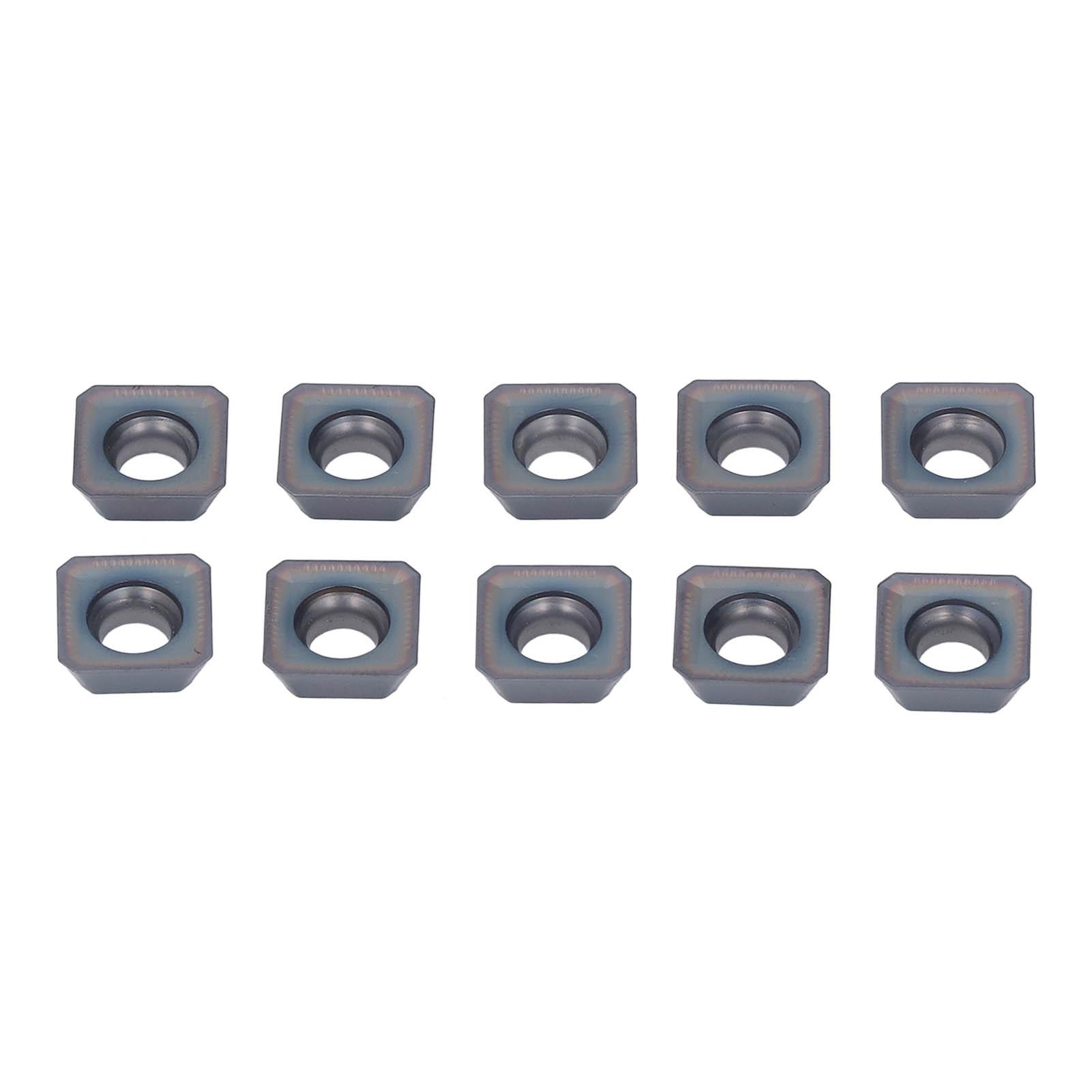 

10 шт. Пластини з твердого сплаву з покриттям, Токарні пластини, Пластини для кріплення ЧПУ для фрезерного верстата