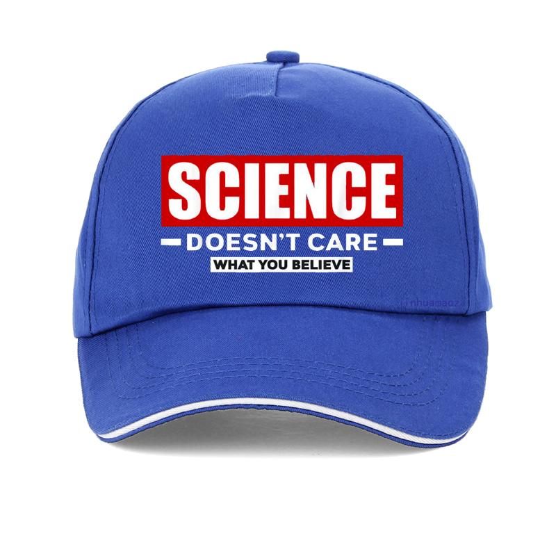 Science Doesnt Care What You Believe Printing Baseball Cap Casual Summer Trucker Hats Harajuku Snapback Hat Gorras