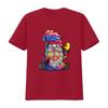 Hippie Gnomes T Shirt Tie Dye Peace vintage Washed homme graphic Top For Everyday Wear Unisex fashion Casual Versatile Slightly
