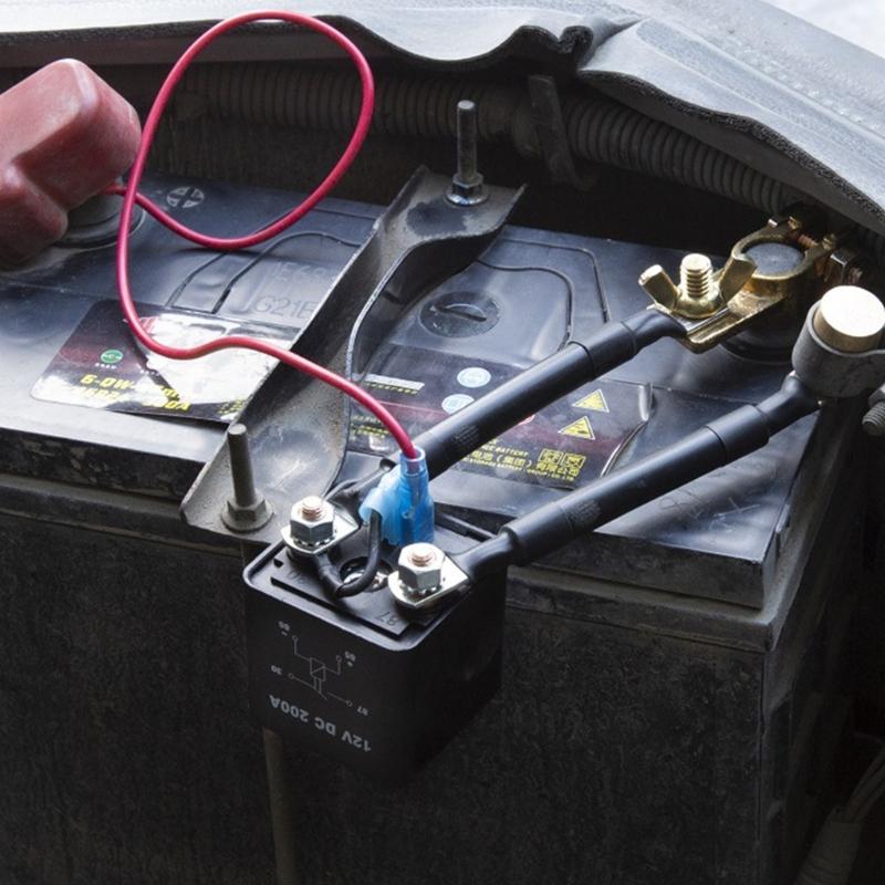 Upgrade Battery Disconnect Switch with Remote Control Battery Isolator Switch with Remote for Automotive Marine & Trucks