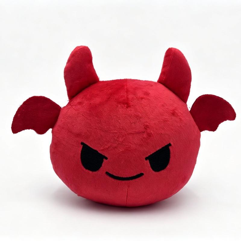 Roblox Slime RNG Plüschtier 4 Stile Roter Teufel Lila Alien Katze Keimling Weiches Rundes Kuscheltier Niedliche Spiel-Dekoration Geschenk für Kinder Roblox Spiele-Fan Sammler