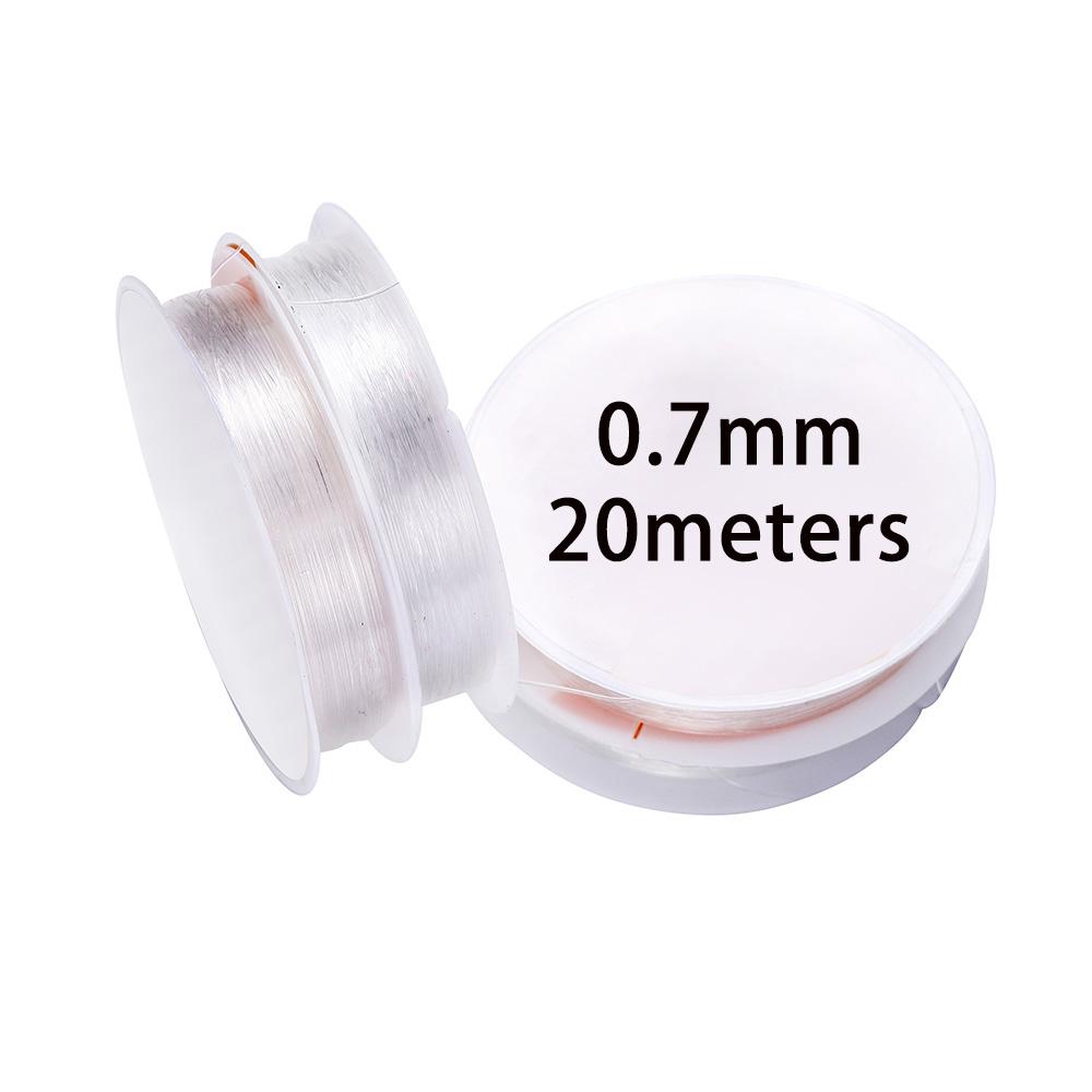 0.4-1.0mm Elastic Cord Beading Thread Stretch String Fibre Crafting Line For Jewelry Making DIY Seed Beads Pony Beads Bracelets
