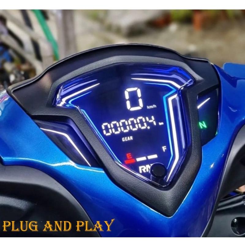 12V Waterproof Motorcycle Dashboard Odometer Measurement Instrument Cluster Tachometer for SRL115 FI/LAGENDA 115Z Riders