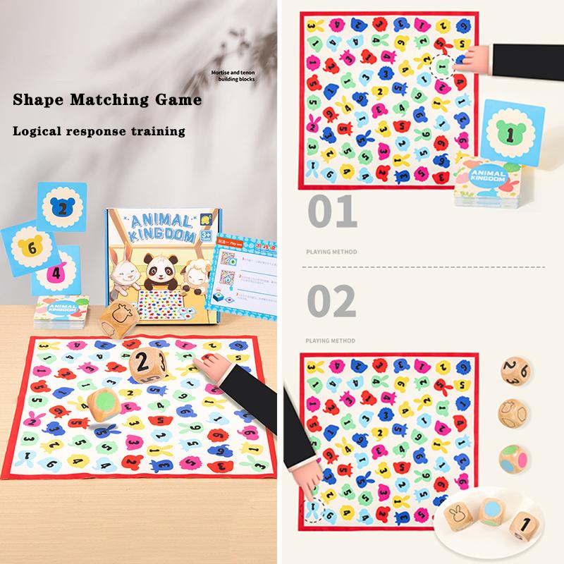 Math Thinking Board Games Kids Toys Montessori Arithmetic Educational Shape Matching Social Games Parent-child Interactive Games