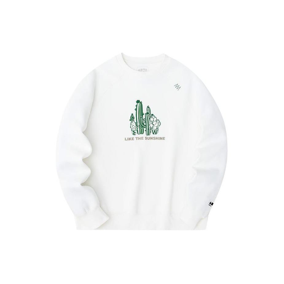Anta Life Collection Sweatshirt Unisex Ivory White 172428701-2 3XL