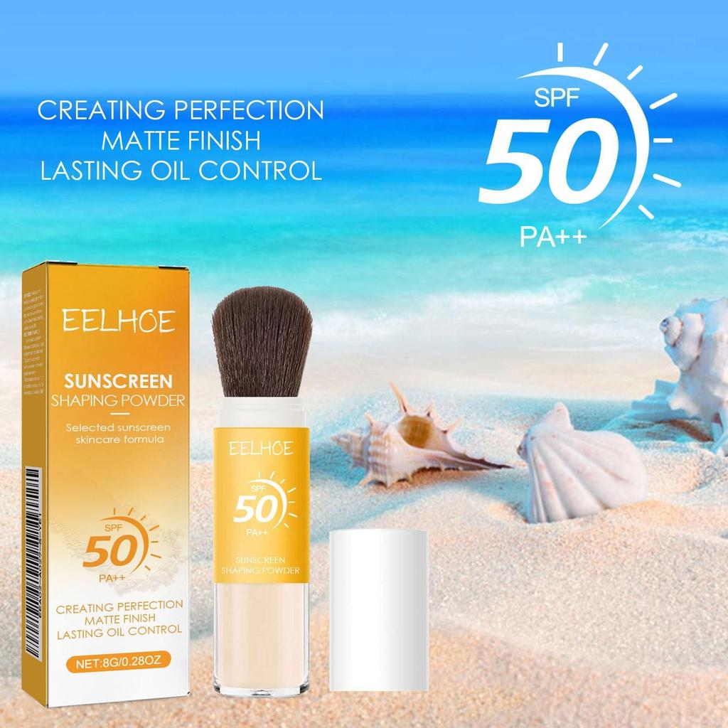 EELHOE Lightweight Breathable Color Makeup Setting Powder - Smudge-Free, Natural Finish