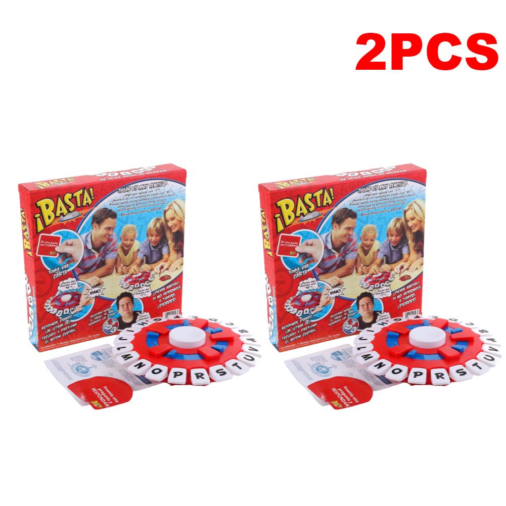 

1/2/3PCS Spanish Puzzle Board Games Fast Paced Family Word Games Quick Thinking Letters Pressing Board Game For Adults Children