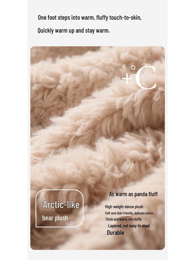 2025 Pluszowe Bawełniane Kapcie Indoor: Ciepłe, jesienno-zimowe obuwie dla par na grubej, antypoślizgowej podeszwie