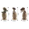 Dinosaur Velociraptor Triceratops Egg Model With Stand Design For Daily Gift Kid