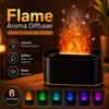 Aroma Diffuser 220ml, Flame & Color-Changing LED Light, 9-10H Mist, Type-C, Cool Mist Humidifier for Home