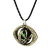 Strange Necklace Men Doctor Strange Infinity Time Stones Eye of Agamotto Rotatable Necklace