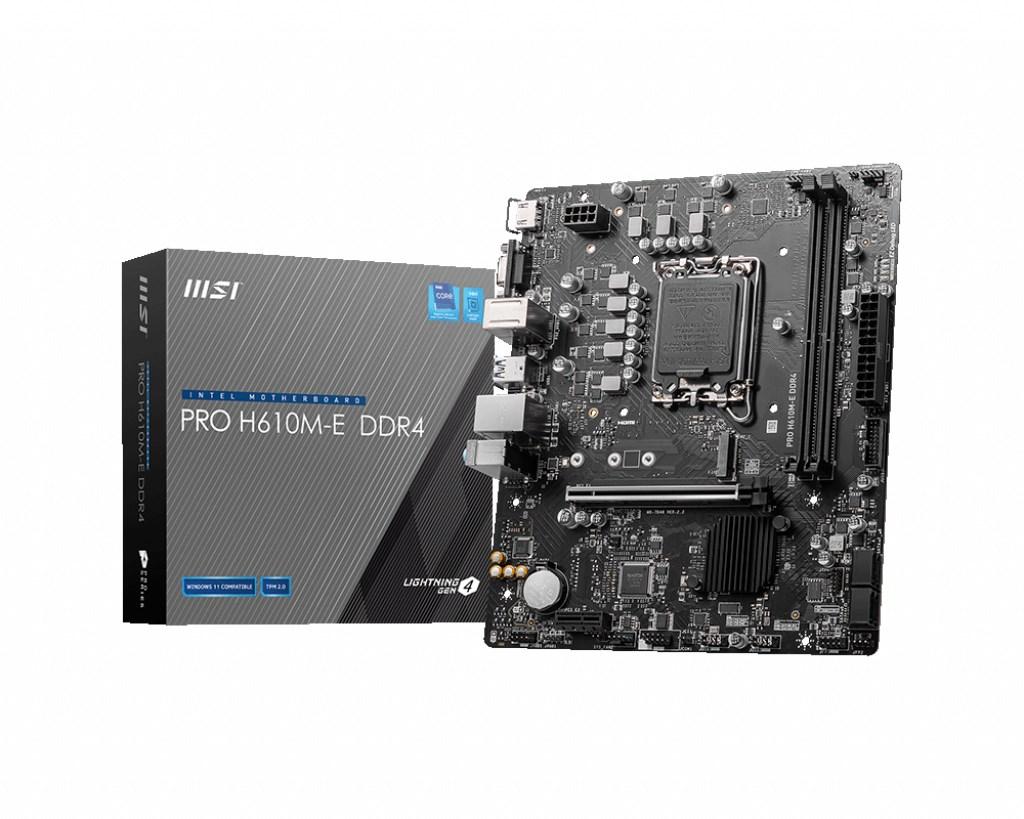 Scheda Madre MSI PRO H610M-E DDR4
