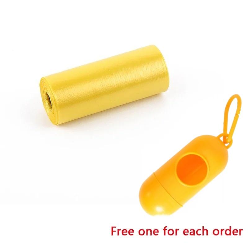 1/10PCS New Pet Garbage Bag Dispenser Dog Poop Bag Shovel Capsule Convenient Pet Garbage Bag Dog Poop Bag Cat Feces Cleaning Bag