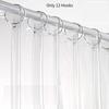 Metal Modern Minimalist Shower Curtain Hook Rings With Open Ends Decor Accessory