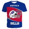 American Football Short Sleeved Men's 3D Digital Printed Sports NFL Sports Needle Eye T-shirt