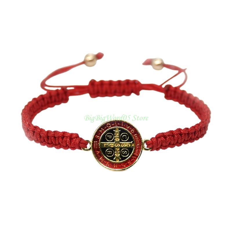 

24TE Chinese Knot Red String Attract Luck Wealth Bracelet Coin Wristband красный