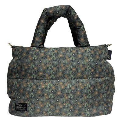 Tote Bag B5 1471 Lightweight Star Dot Floral Pattern LT Feather Rudeli [Rootote] Women's Pattern-A [04] KHAKI-flower