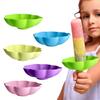 Držáky na nanuky pro děti Opakovaně použitelné silikonové držáky na nanuky Sada 5 kusů s odtokovými drážkami Proti odkapávání Párty potřeby Pro